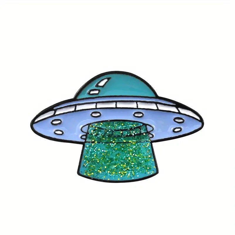 UFO Flying Saucer Enamel Pin