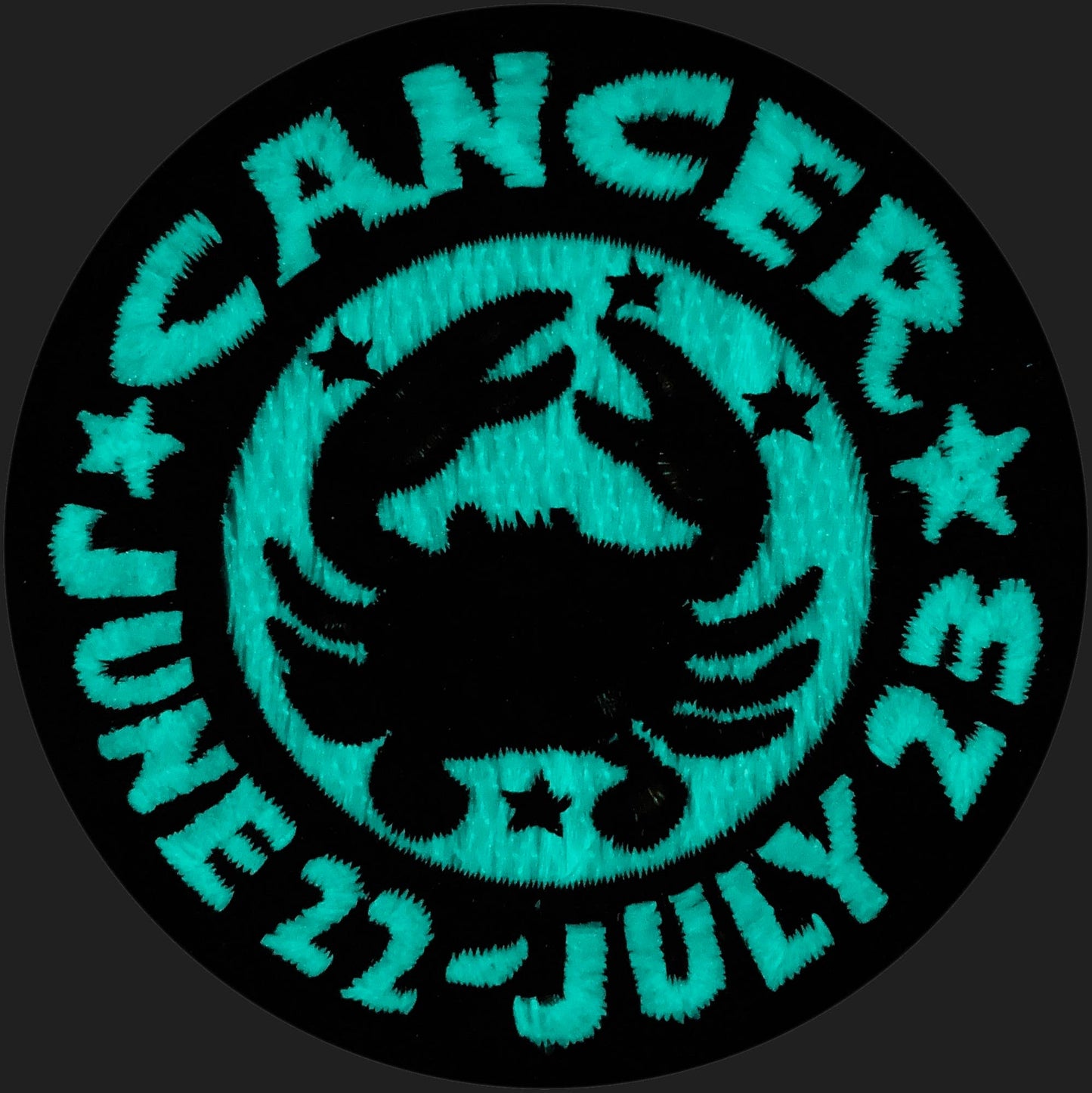 Patch - Zoltar Zodiac Signs - Glow In The Dark: Cancer