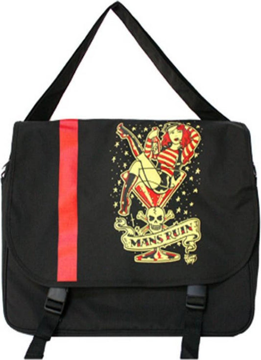 Square Deal Recordings & Supplies - Messenger Bag - Sourpuss - Kustom Kreeps Man's Ruin Martini