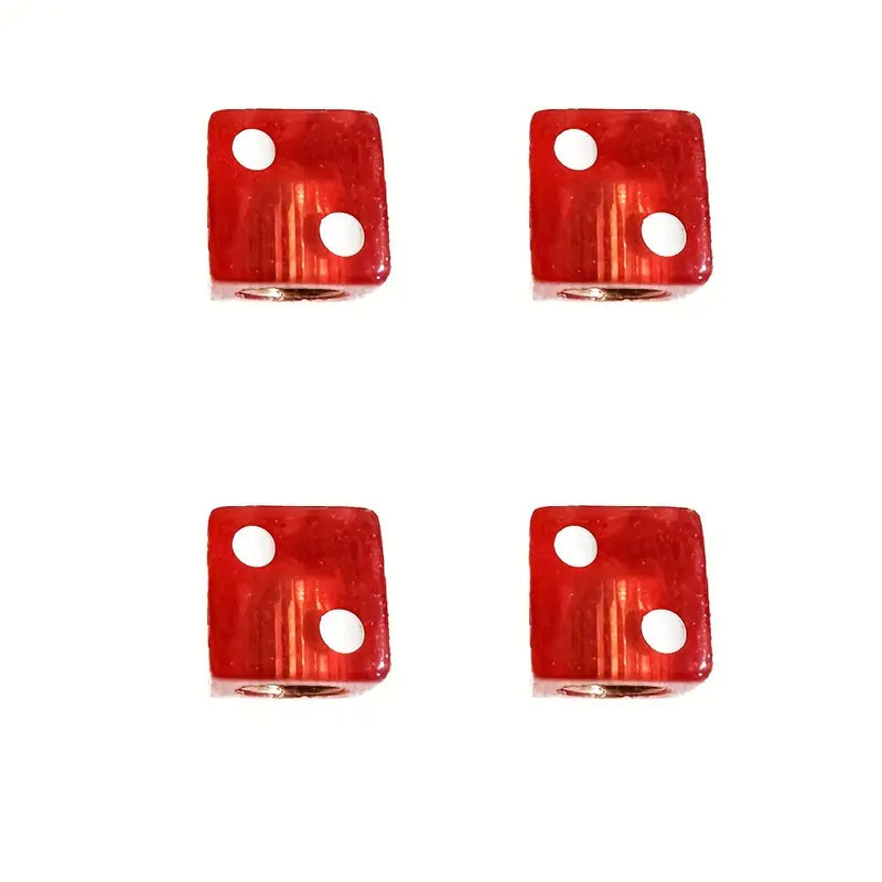 Red Valve Stem Caps