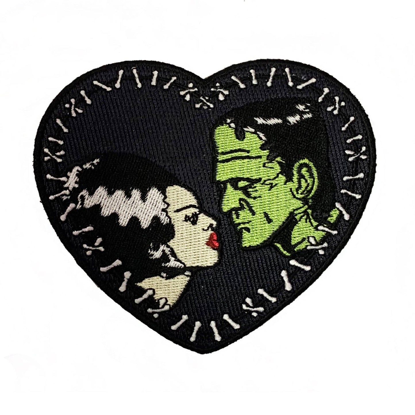 Rock Rebel Shop - Bride & Frank Stitch Heart Patch