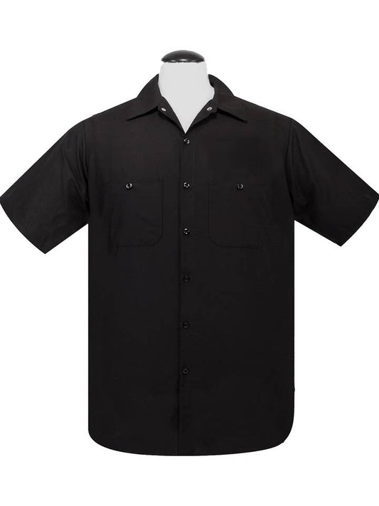 Steady Usa-Made Workshirt in Black -PREORDER-