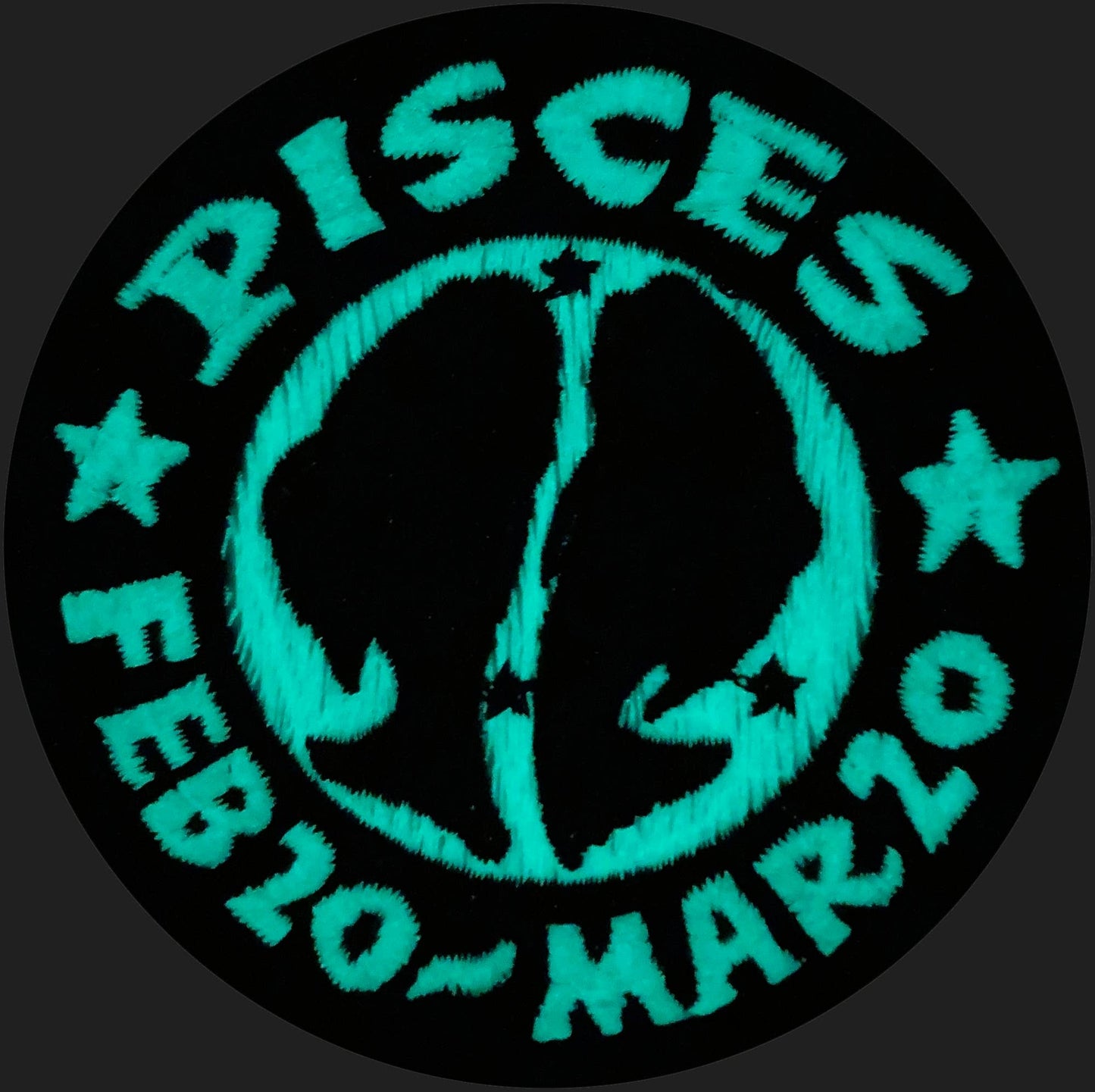 Patch - Zoltar Zodiac Signs - Glow In The Dark: Pisces