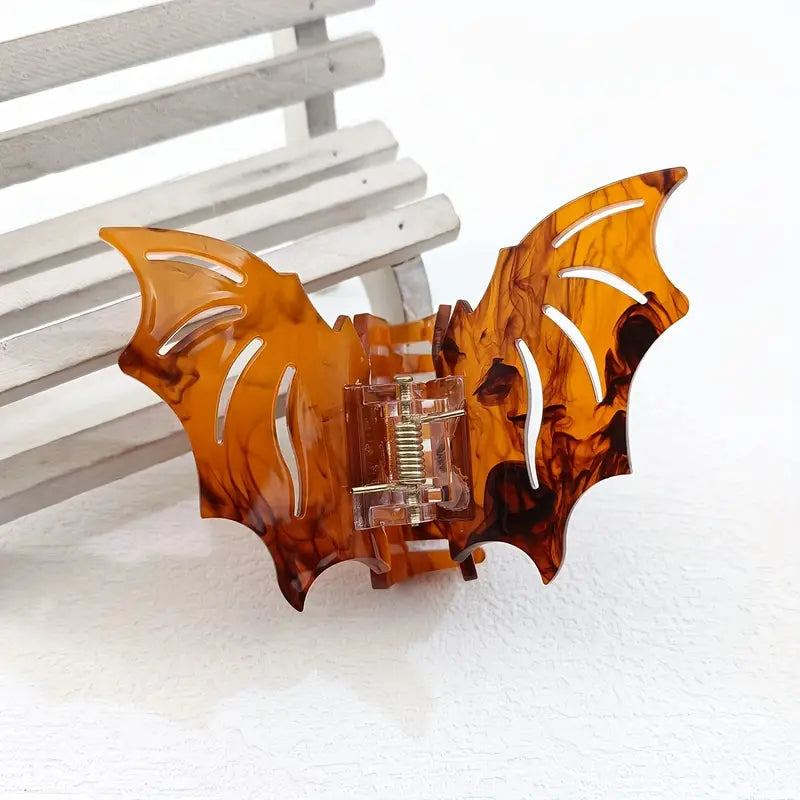 Large Bat Clips - Caramel