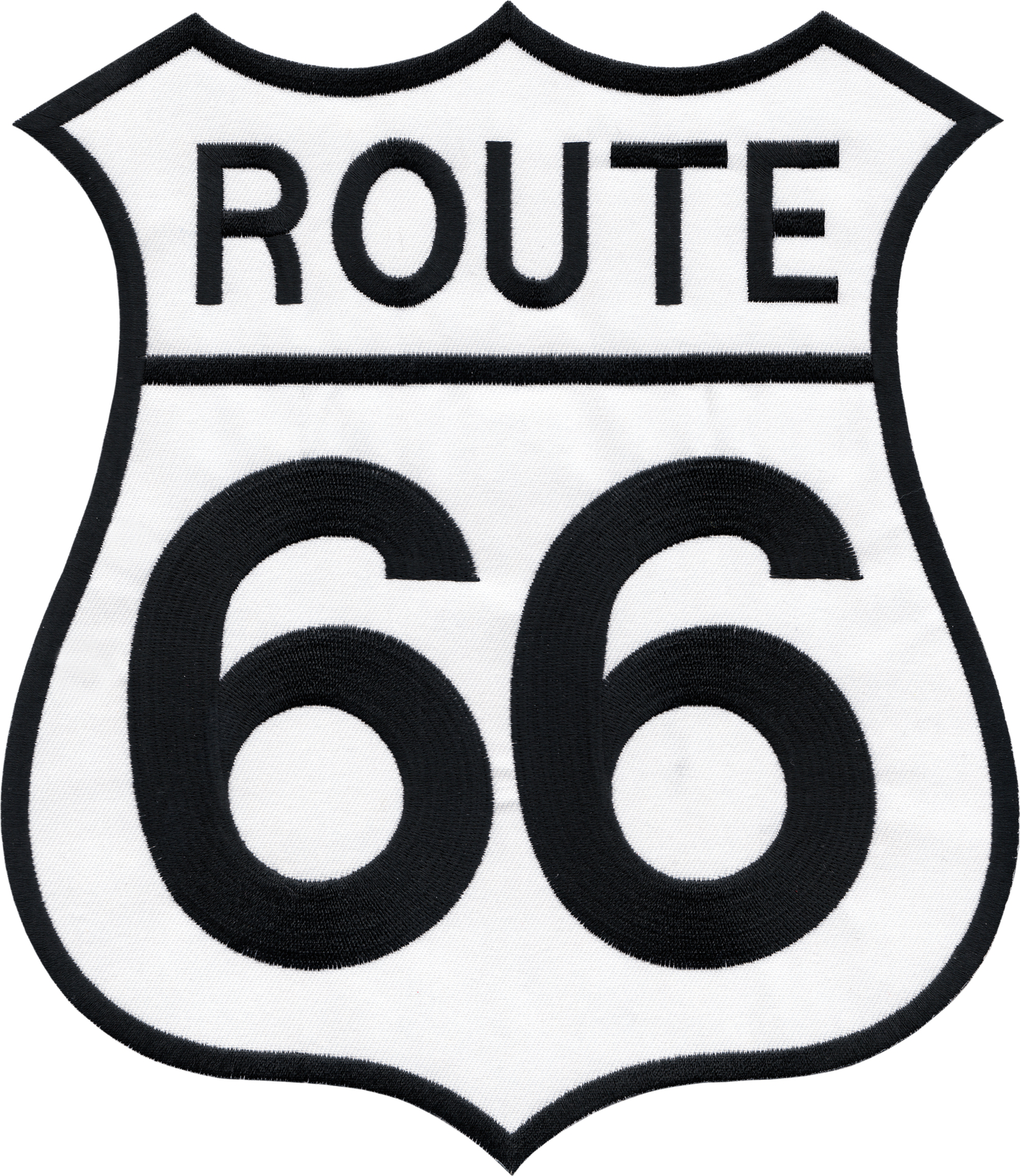 Square Deal Recordings & Supplies - Patch - Route 66 - Two Size Options: 2.75" x 3"