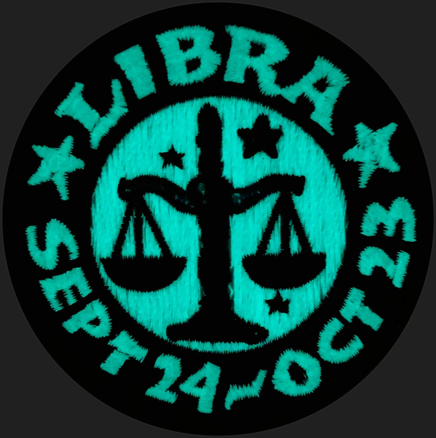 Patch - Zoltar Zodiac Signs - Glow In The Dark: Libra