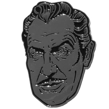 VINCENT PRICE XL SILVER SUAVE PIN