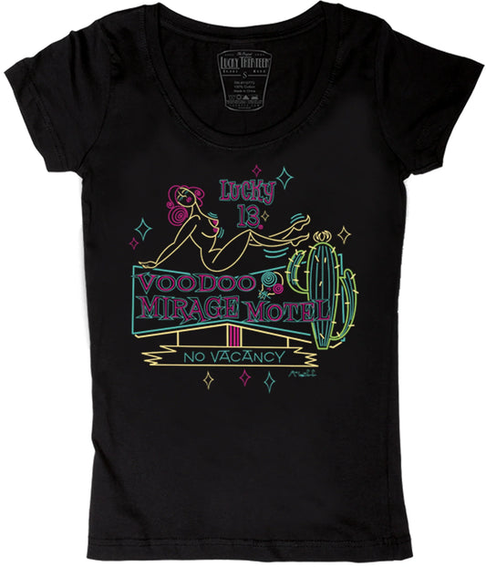 VOODOO MIRAGE Women's Scoop Neck Tee