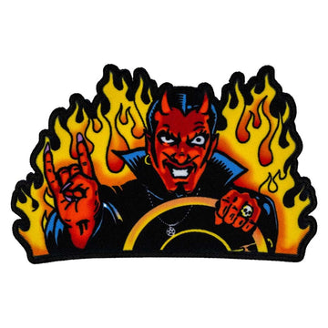 Kreepsville 666 FLAMES DEVIL MAN PATCH