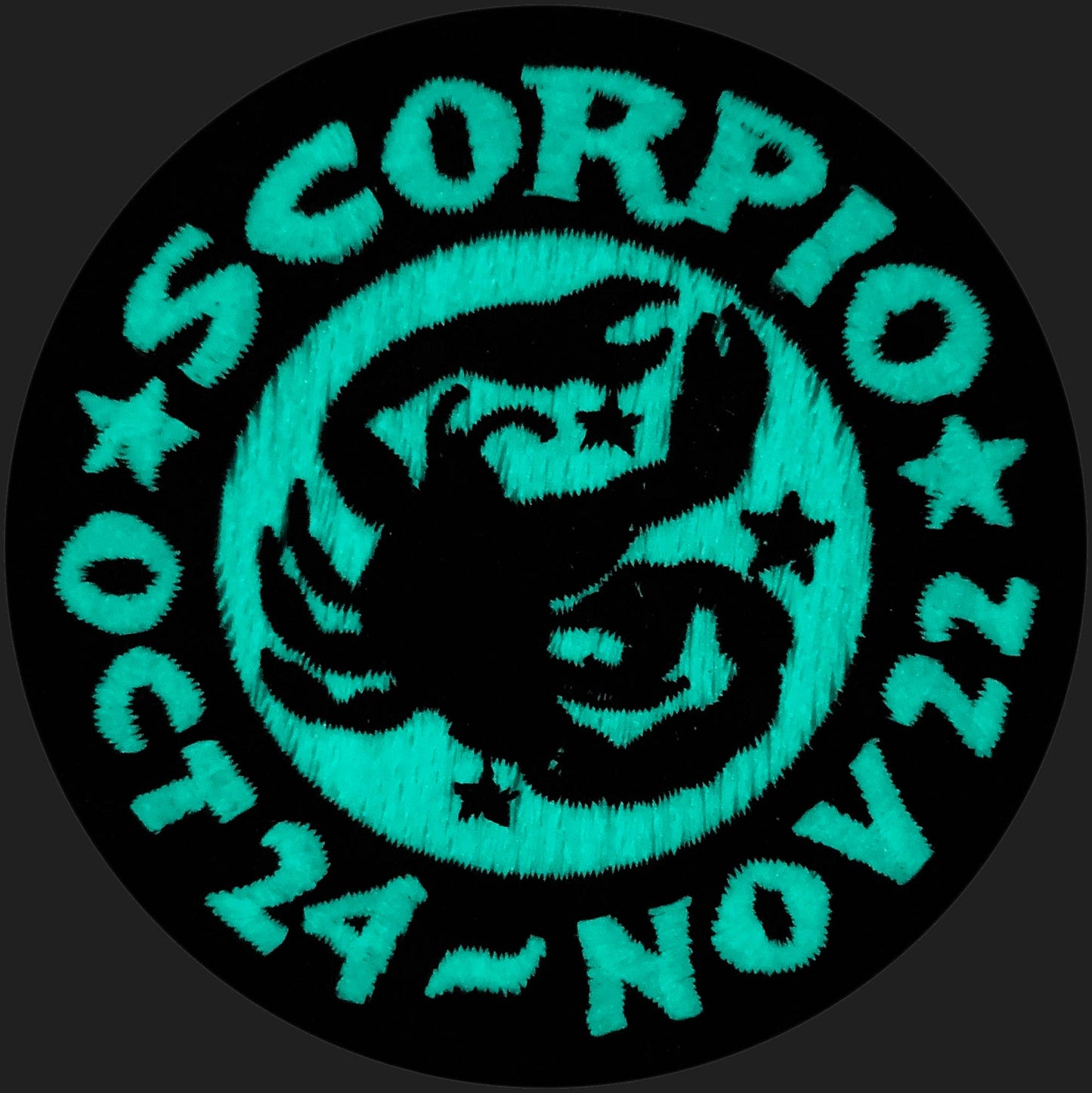 Patch - Zoltar Zodiac Signs - Glow In The Dark Capricorn