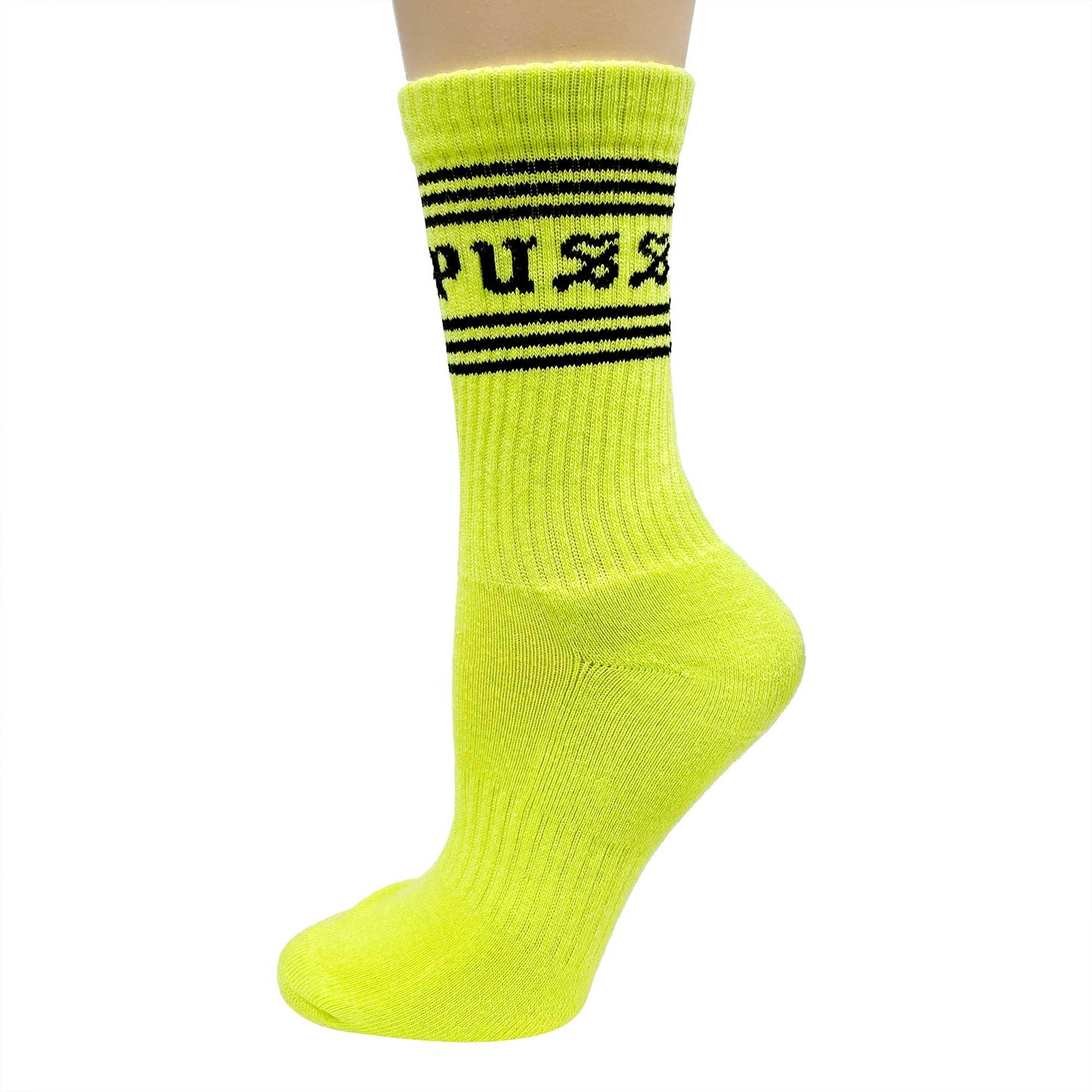 Sourpuss - SOURPUSS HI VIS CREW SOCKS YLW: Default