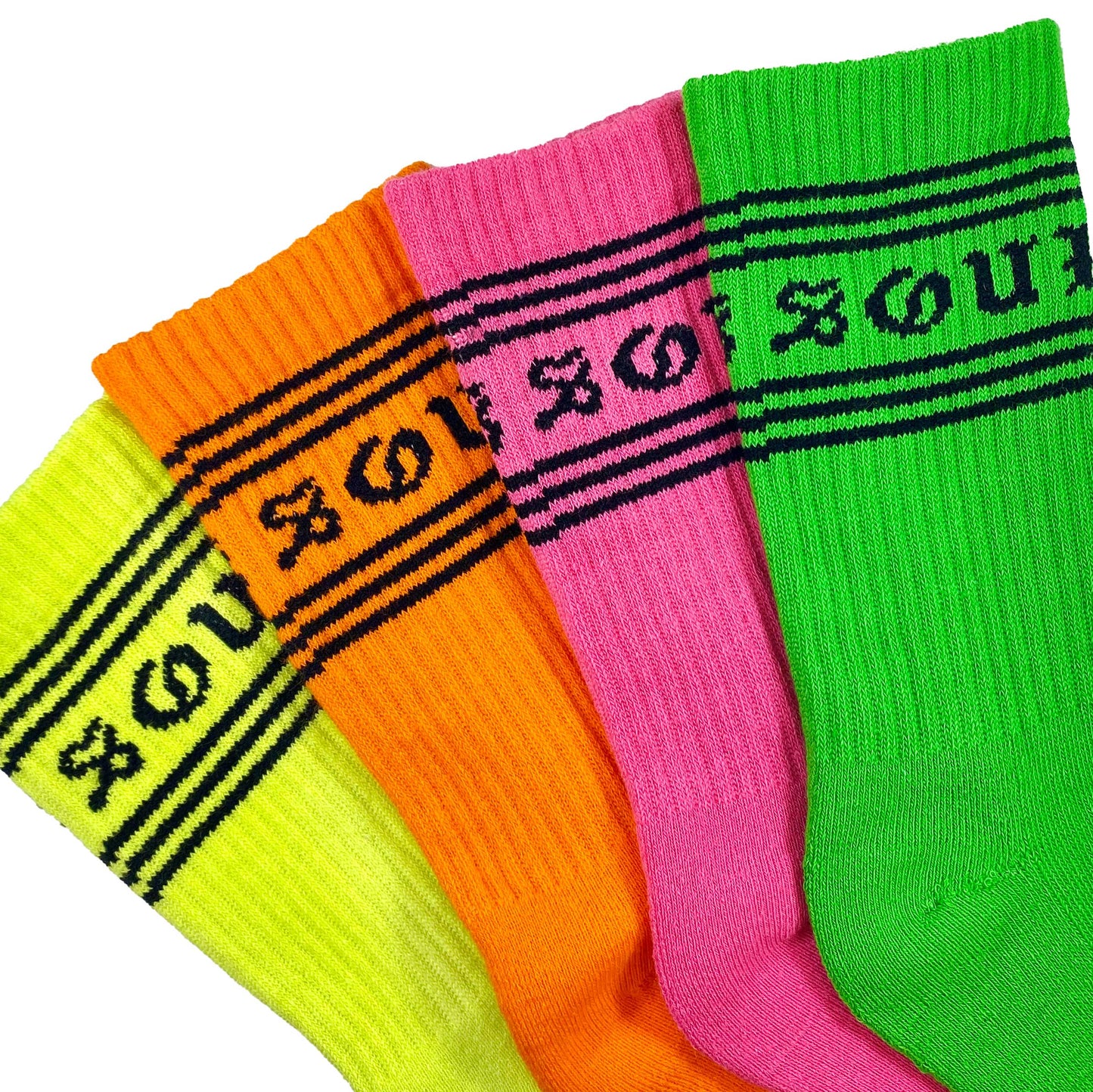 Sourpuss - SOURPUSS HI VIS CREW SOCKS ORG: Default