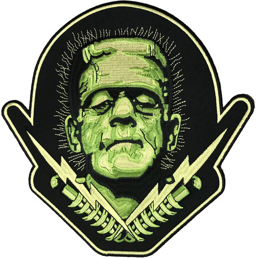 Rock Rebel Shop - Large Frankenstein Bolts Back Patch