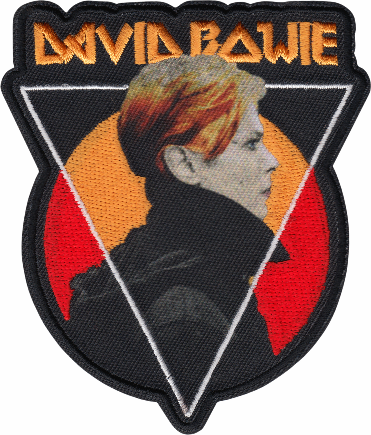 Square Deal Recordings & Supplies - Patch - Bowie, David - Triangle And Sun Logo