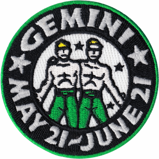 Patch - Zoltar Zodiac Signs - Glow In The Dark: Gemini