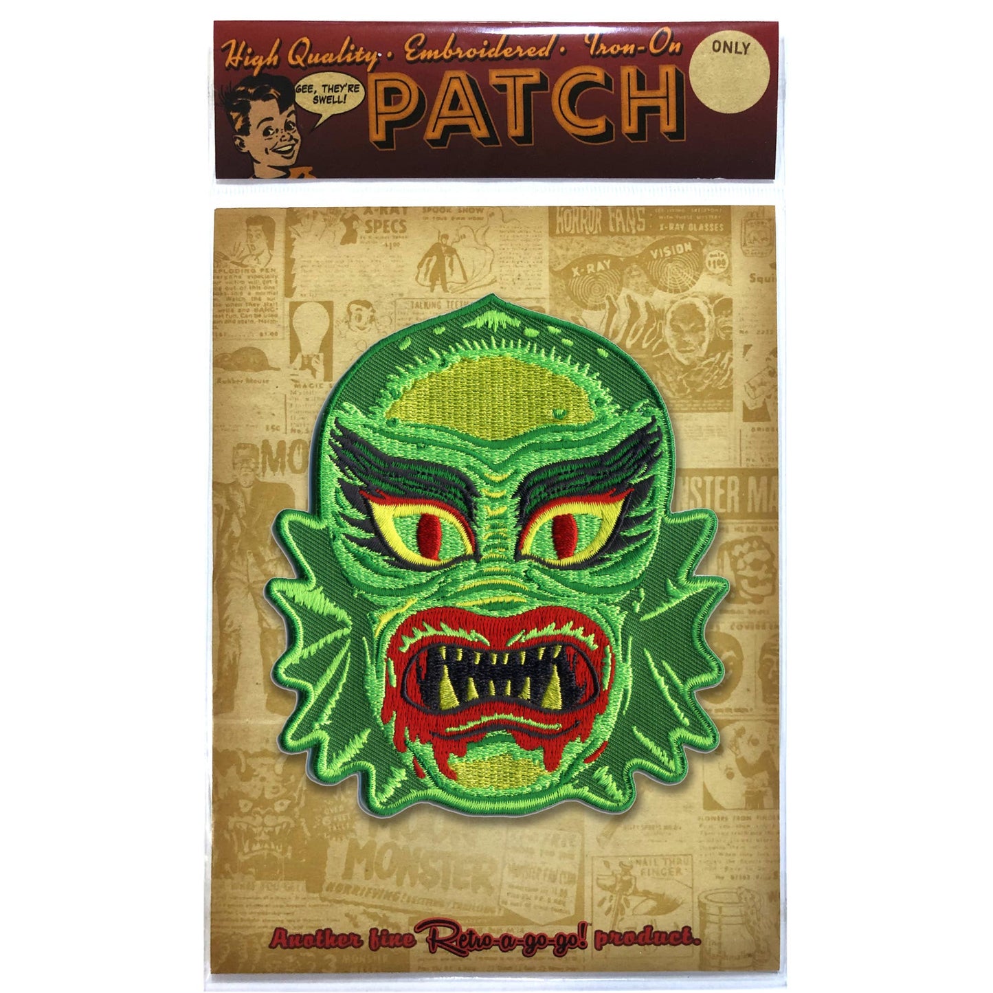 Retro-a-go-go! - Fish Face Patch