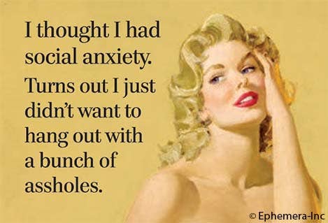 Ephemera - Magnet-I thought I had social anxiety….