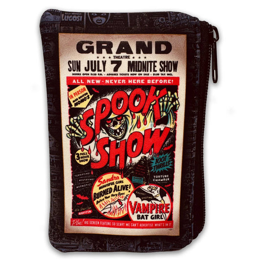 Retro-a-go-go! - Spook Show Zipper Coin Pouch