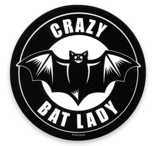 Sourpuss - SOURPUSS CRAZY BAT LADY STICKER