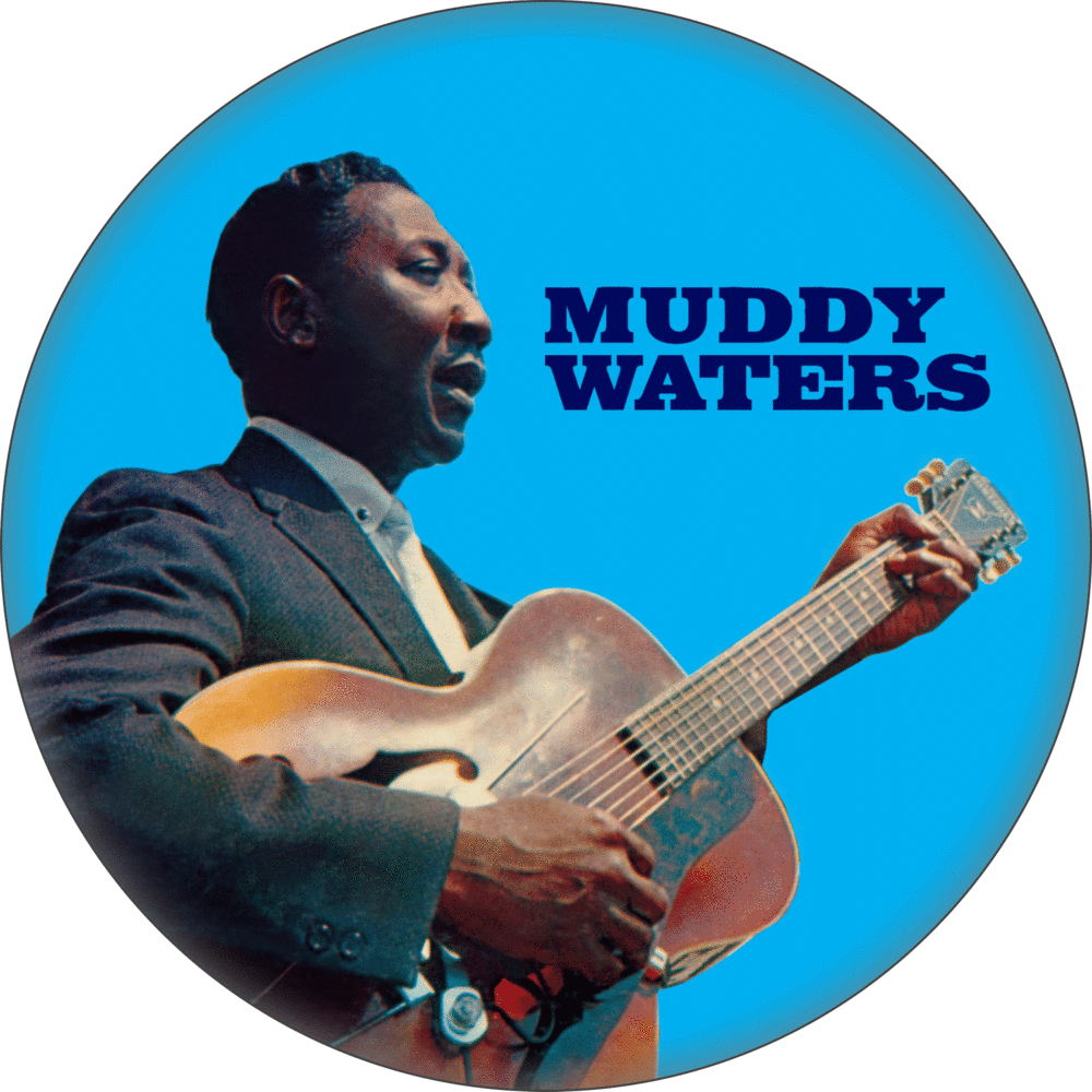 WATERS, MUDDY - 1.5 inch Pin-on Button