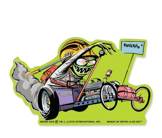 Retro-a-go-go! - Weird-ohs Dragsville Vinyl Sticker