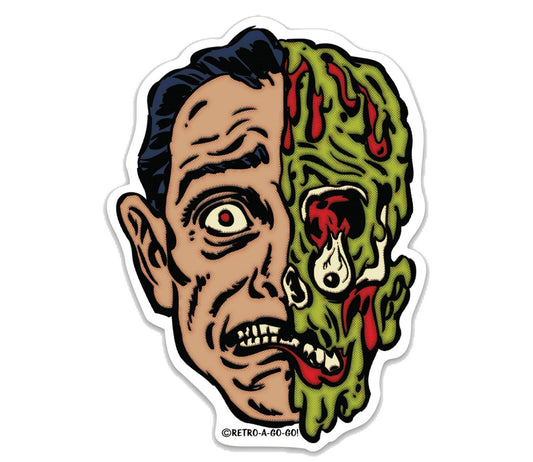 Retro-a-go-go! - Melted Man Vinyl Sticker